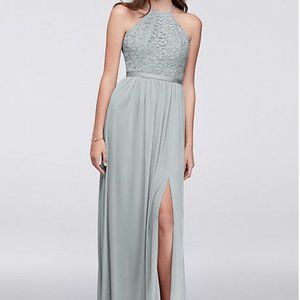 David's Bridal Bridesmaid Dress Mystic 16